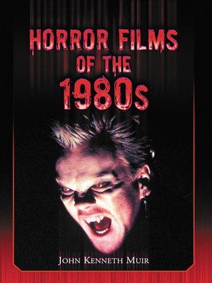 cover image of Horror Films of the 1980s